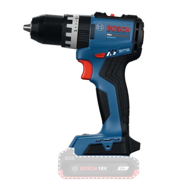 Bosch GSB 18V-52 aku příklepový vrtací šroubovák 18 V 2x2Ah 06019S0123