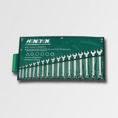 HONITON HCW11517  sada očkoplochých klíčů 17dílů v textilním obalu