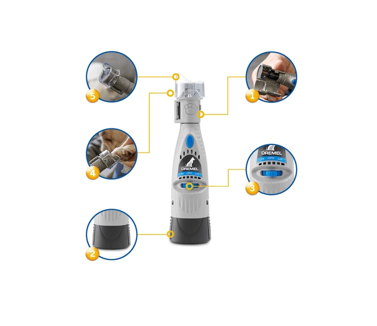 DREMEL 7020-PGK aku bruska na drápky pro psí mazlíčky