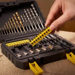 STANLEY STA88546 50 dílná sada vrtáků a bitů