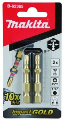 Makita B-62365 impact GOLD super slim  torsní bit PZ2-50mm 2pcs