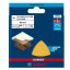 Bosch sada brusných papírů EXPERT 93x93mm C470 6 otvorů G60,120,240 6ks 2608900832