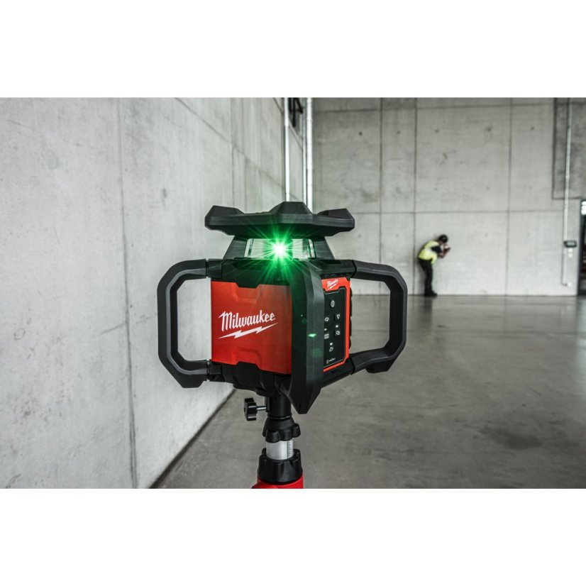 Milwaukee M18™ horizontální/vertikální rotační zelený laser 300 m s ONE-KEY™ 4933493194