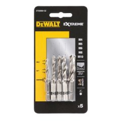 Dewalt DT50060 sada vrtáků se závitníkem 5 ks