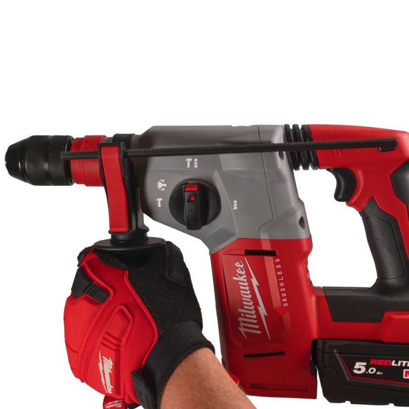 Milwaukee M18™ BLHX-502X bezuhlíkové kladivo SDS-Plus 26 mm, se 4 režimy a sklíčidlem FIXTEC™ 4933478892