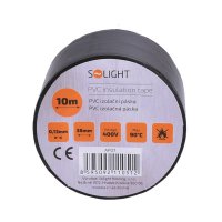 Solight AP07 izolační páska, 38mm x 0,13mm x 10m, černá