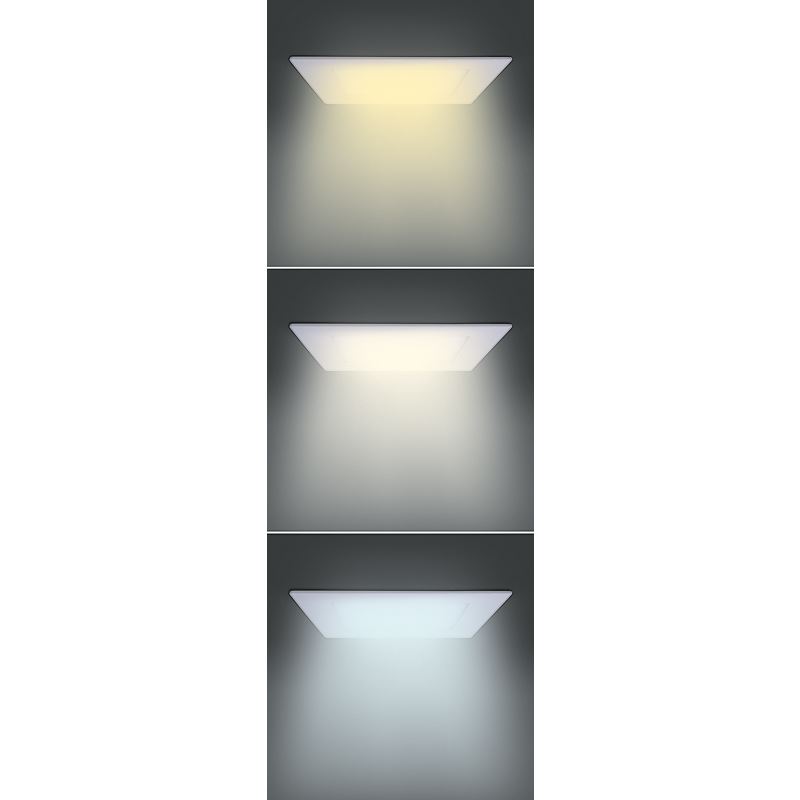 Solight WD145 LED mini panel CCT, podhledový, 24W, 1800lm, 3000K, 4000K, 6000K, čtvercový