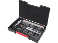 EXTOL PREMIUM svářečka sponkovací na plasty aku, USB nabíjení