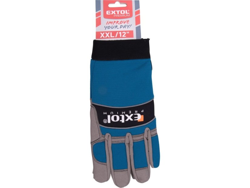 EXTOL PREMIUM 8856604 rukavice polstrované, velikost XXL/12"