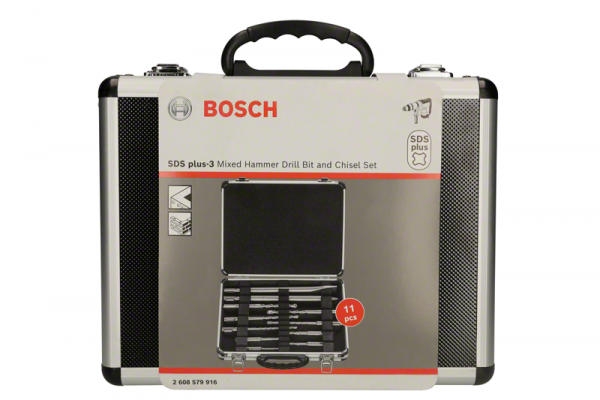 Bosch 2608579916 11-dílná sada sekáčů a vrtáků SDS-Plus