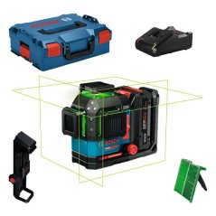 Laserový nivelační přístroj Bosch EXLL18V-120-33CG s pouzdrem.