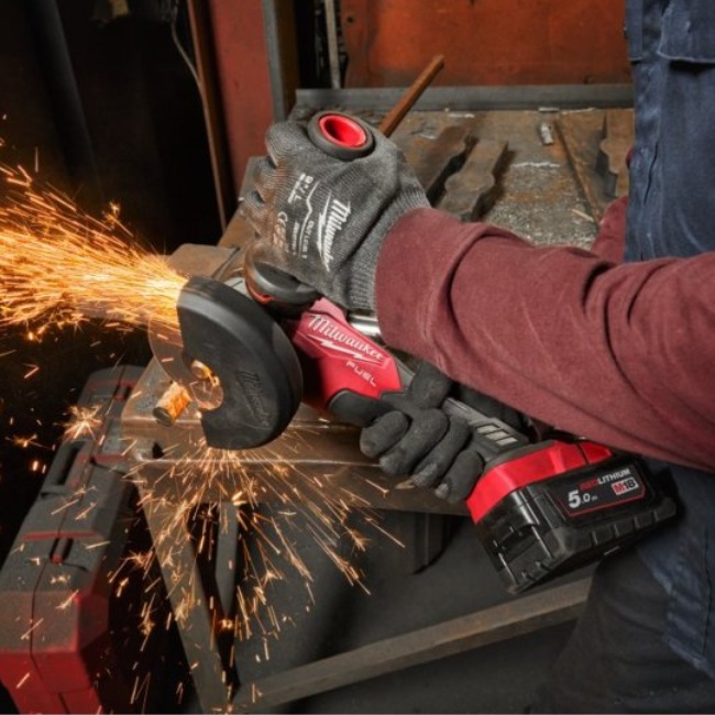 Milwaukee ELVINSET29 M18 FSAG125X-0X aku uhlová bruska 125 mm +  ochranné brýle bez aku 4933478428