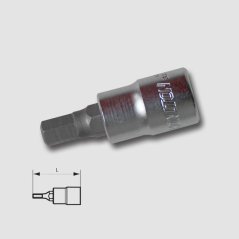 HONITON Hlavice zástrčná 1/4" imbus 3