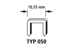 Wolfcraft široké sponky do sponkovačky výška 10 mm 1000 ks 7012000