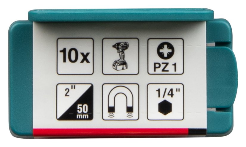 Makita E-25993 torzní bit PZ1 Impact Premier (E-form) 50mm 10 ks