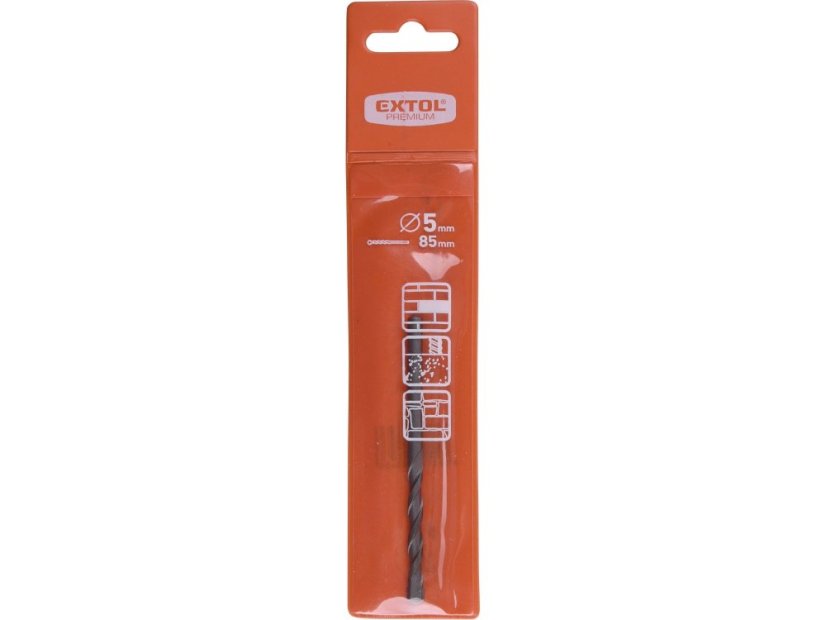 EXTOL PREMIUM 8801302 vrták příklepový do betonu, O 5x85mm, SK