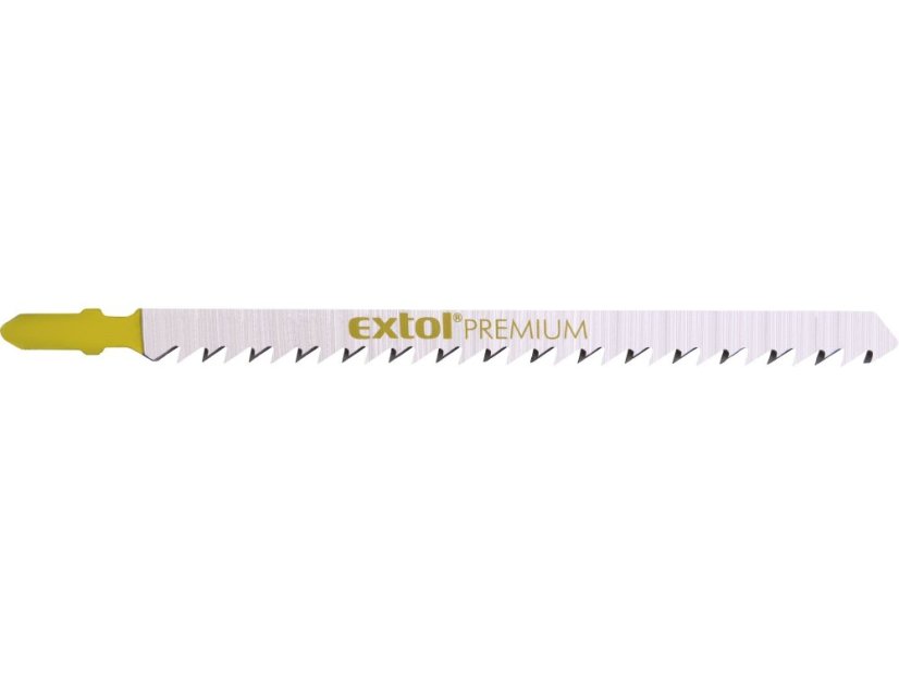 EXTOL PREMIUM 8805012 plátky do přímočaré pily 5ks, 126x4,0mm, HCS