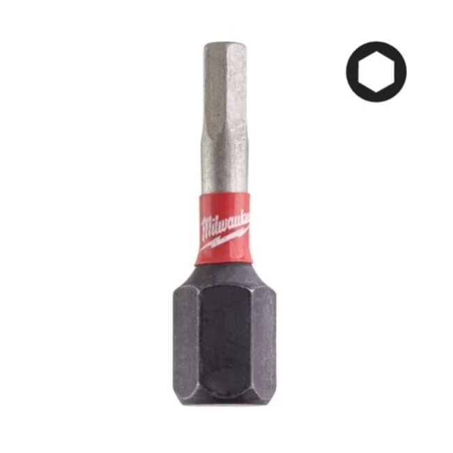 Milwaukee šroubovací bity Hex 3 25mm 3 ks SHOCKWAVE™ IMPACT DUTY 4932500379 Milwaukee šroubovací bity Hex 3 25mm 3 ks SHOCKWAVE™ IMPACT DUTY 4932500379