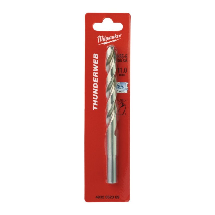 Milwaukee Vrtáky do kovu THUNDERWEB HSS - DIN338 4932352369