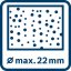 Bosch GBH 18V-22 aku kombinované kladivo SDS plus 18 V bez aku 0611924000