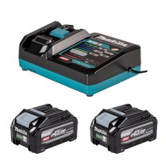 Makita PSKGRU2 sada Li-ion XGT 40V 2xBL4040F+DC40RA=old 1916Y1-1