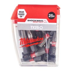 Milwaukee šroubovací bity TX25 25mm 25ks 4932430880