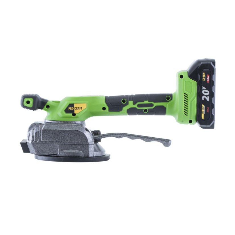Procraft PTM20-1b-c vibrační přísavka na dlažbu 130mm 20 V 1x2Ah