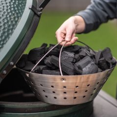 Big Green Egg nerezový koš na dřevěné uhlí XXLarge 122698