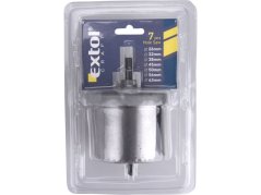 EXTOL CRAFT 1802 vykružovací vrták do dřeva a sádrokartonu, 7průměrů O 26-63mm
