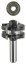 Makita D-68828 Pérová fréza s ložiskem stopka 12 mm,41x19x71 mm
