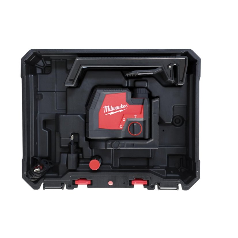 Milwaukee L4 CLL-301C Akumulátorový křížový liniový laser se zeleným paprskem s USB 4933478098
