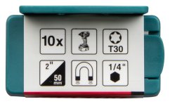 Makita E-26054 torzní bit T30 Impact Premier (E-form) 50mm 10 ks