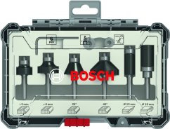 Bosch 2607017468 Sada ohraňovacích fréz 6 ks Trim&Edging - 6mm