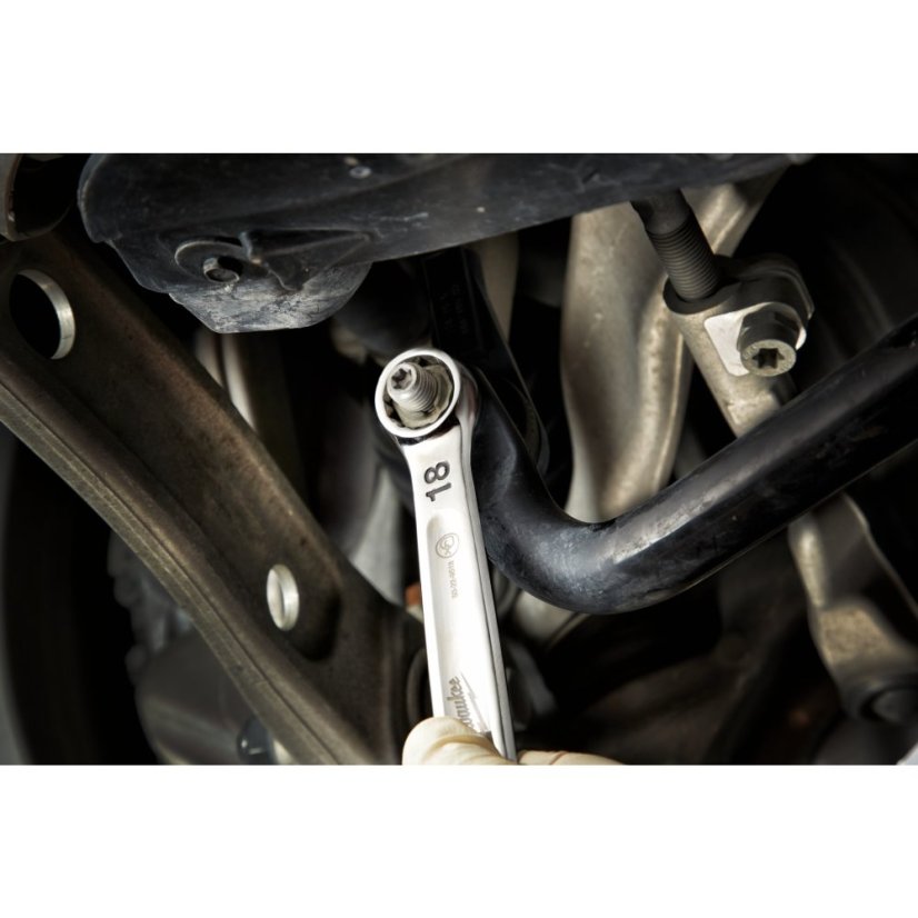 Milwaukee MAX BITE™ sada kombinovaných ráčnových klíčů s metrickými mírami (15 ks) 4932464994