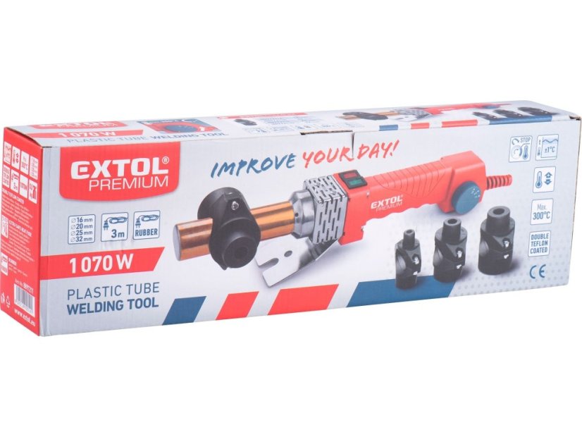 EXTOL PREMIUM 8897211 svářečka polyfúzní, 1070W