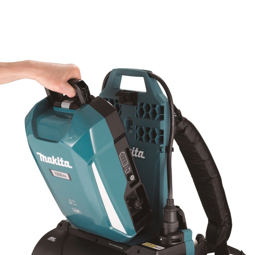 Makita UB002CZ02 aku zádový ofukovač Li-ion, EXTERNÍ ZDROJ bez aku Z