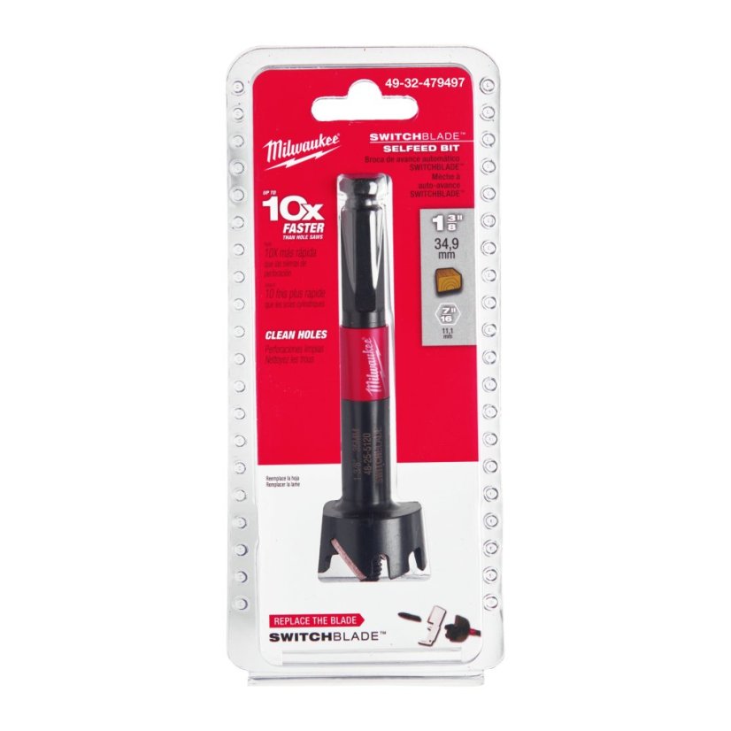 Milwaukee Samořezné vrtáky  SWITCHBLADE™ Selfeed Bit 35 mm 4932479497