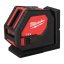 Milwaukee CLL-C zelený křížový laser na alkalické baterie 4933478753