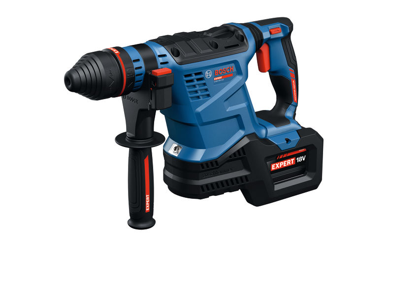 Akumulátorové vrtací kladivo Bosch EXBH18V-32F s SDS plus.