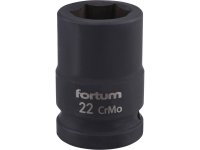 FORTUM 4703022 hlavice nástrčná rázová 3/4", 22mm, L 52mm