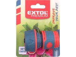 EXTOL PREMIUM 8876404 rychlospojka na hadici, 3/4", STOP ventil