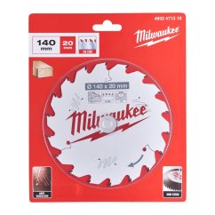 Milwaukee CSB P W 140 x 20 x 1.6 x 18ATB  kotouč oilový 4932471310
