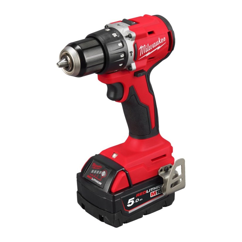 Milwaukee M18 BLPDRC-502C aku příklepová vrtačka 2x5Ah 4933492826