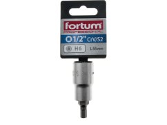 FORTUM 4700606 hlavice zástrčná 1/2" imbus, H 6, L 55mm