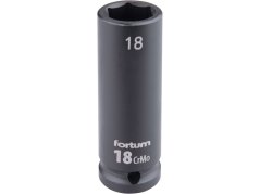 Fortum 4703218 hlavice nástrčná rázová 1/2", 18mm, L 78mm, CrMoV