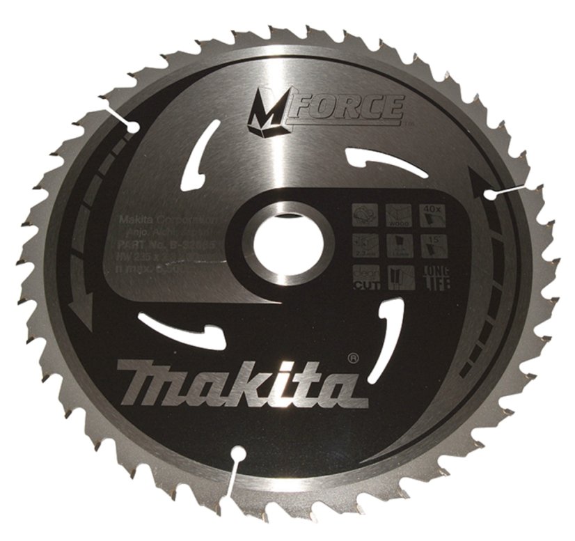 Makita B-32085 kotouč pilový dřevo MFORCE 235x2.3x30mm 40Z = old B-08121 Makita B-32085 kotouč pilový dřevo MFORCE 235x2.3x30mm 40Z = old B-08121