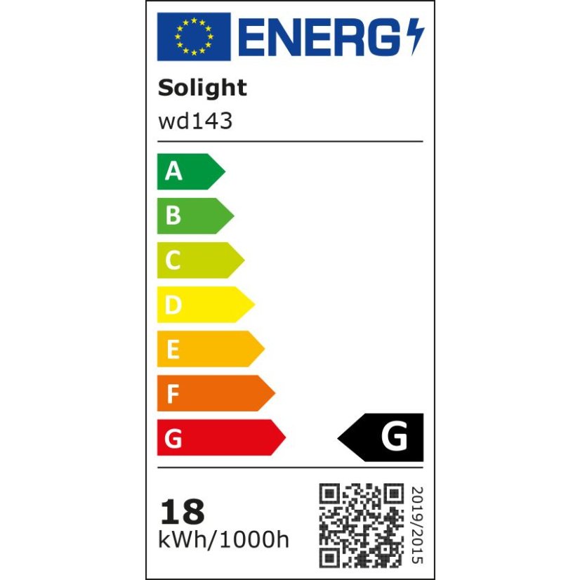 Solight WD143 LED mini panel CCT, podhledový, 18W, 1530lm, 3000K, 4000K, 6000K, čtvercový