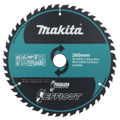 Makita E-27763 260x2.15x30mm 45Z kotouč pilový dřevo Efficut= oldB-64630