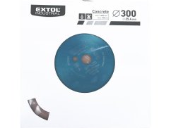 EXTOL INDUSTRIAL 8703081 kotouč diamantový řezný segmentový na BETON, suché řezání, O 300x25,4x3,2mm