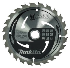 Makita B-32007 kotouč pilový dřevo MFORCE 165x2x20mm 24Z = old B-08006